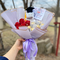 purple graduation bouquet 